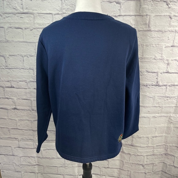 Kim Rogers Christmas Holiday Sweatshirt Cardigan Size Petite Large - Picture 6 of 8